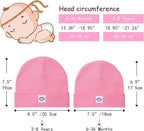 Baby Beanie Knit Ski Hat with Cute Face - Image 4