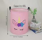 Round Laundry Hamper Storage Basket Laundry Organizer Hamper Storage Bins - Image 7