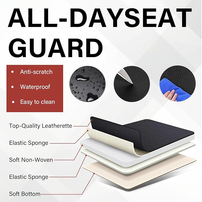 Leather Car Seat Covers Fit for LR LR4 2009-2016, 5 Seater Waterproof and - Image 5