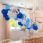 90pack Royal Blue Balloons Different Size 18/12/10/5 Inch Blue Balloon Garland - Image 3