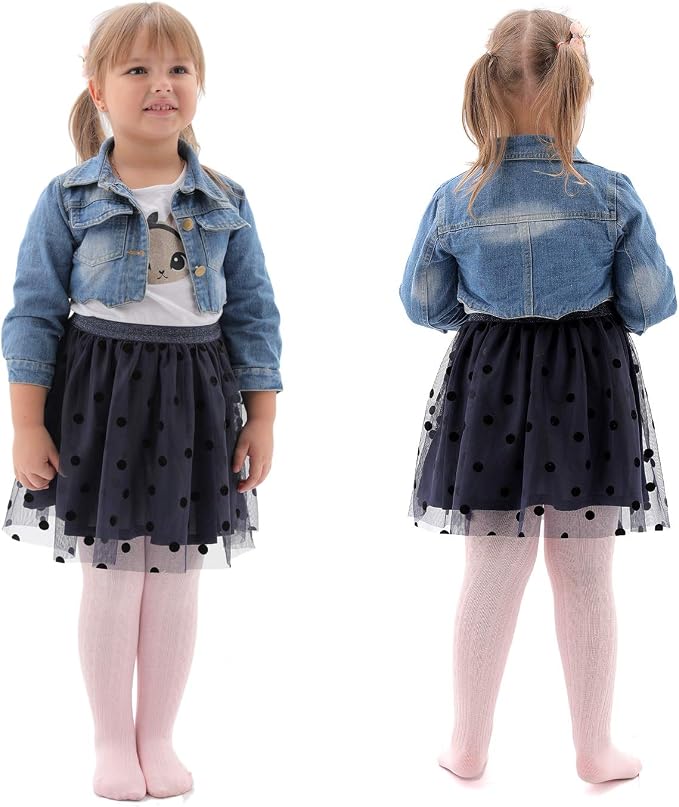 EPEIUS Baby Girl Tights Thick Cable Knit Leggings Stockings Cotton Pantyhose - Image 5
