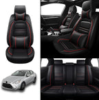 Car Seat Covers for Toyota Yaris 2007-2020 | 5-Seats Seat Covers, Waterproof - Image 2