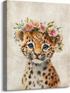 Nursery Wall Decor Lovely Baby Leopard by Home