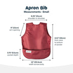 Tiny Twinkle Short Sleeve Apron Bibs - Image 5