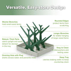 haakaa Baby Bottle Drying Rack, Space Saving Bottle Drying Tree - Image 4