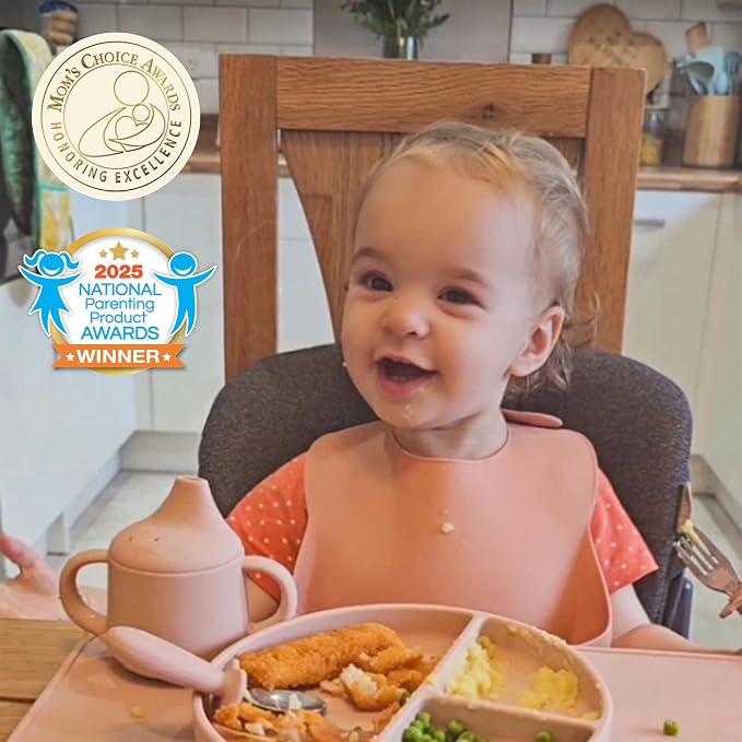 Moonkie Silicone Baby Sippy Cups | 3 Stages Training Cup Straw Cup - Image 7