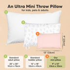 Mini Toddler Pillow with Pillowcase - Image 2