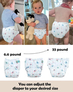 ALVABABY Baby Cloth Diapers 6 Pack - Image 6