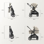 Mompush Wiz 2 in 1 Baby Stroller - Image 4