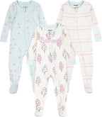HUGGIES unisex-baby 3-pack Footed Coverall Pajamas by Huggies%C2%AE