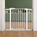 Babelio Baby Gate for Doorways and Stairs, Easy Install, Pressure Mounted by BABELIO