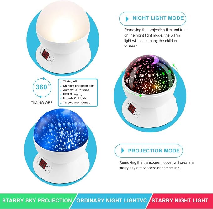 Star Night Light Projector for Kids - Image 5