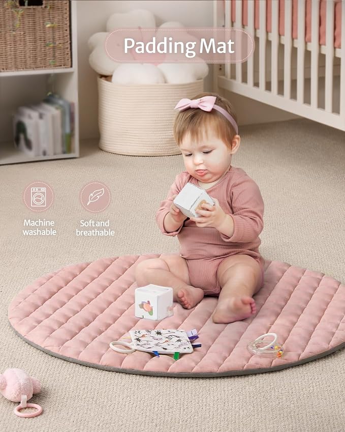 Blissful Diary Baby Play Gym Mat, Tummy Time Activity Mat - Image 6
