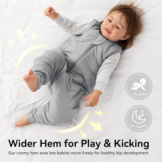 Rayon Made From Bamboo Sleep Sack 3t-4t 0.5 Tog Ultra Soft Summer Toddler Sleep - Image 5