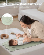 Blissful Diary Vegan Leather Portable Changing Pad, Waterproof Diaper Changing - Image 3