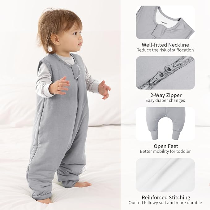 Rayon Made From Bamboo Sleep Sack 3t-4t 0.5 Tog Ultra Soft Summer Toddler Sleep - Image 4