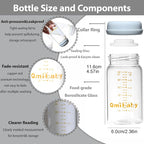 Breast Milk Storage Bottles 180ml 6oz BPA-Free Leak-Proof Baby Bottle - Image 2