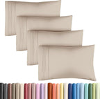 King Pillow Cases Set of 4 by CGKUnlimited