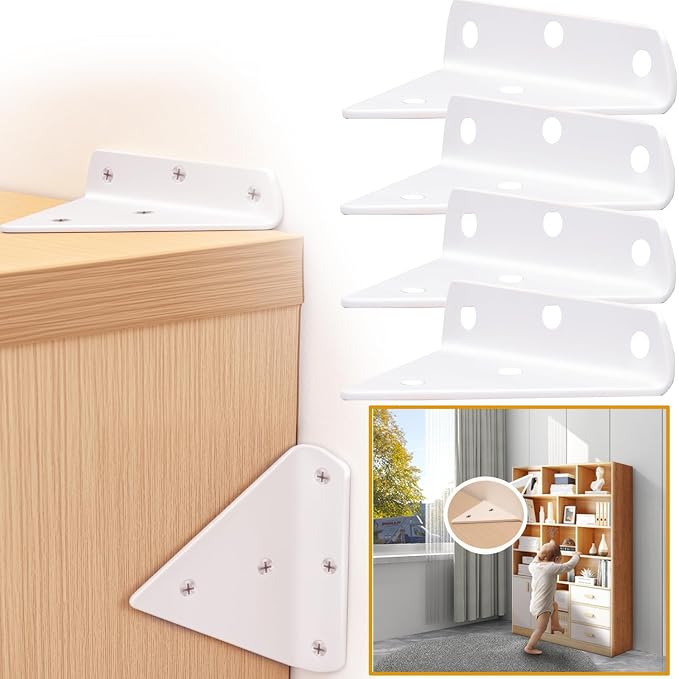 Furniture Anchors for Baby Proofing Heavy Duty Bracket Drywall Anchors Securing by PTKSZGT