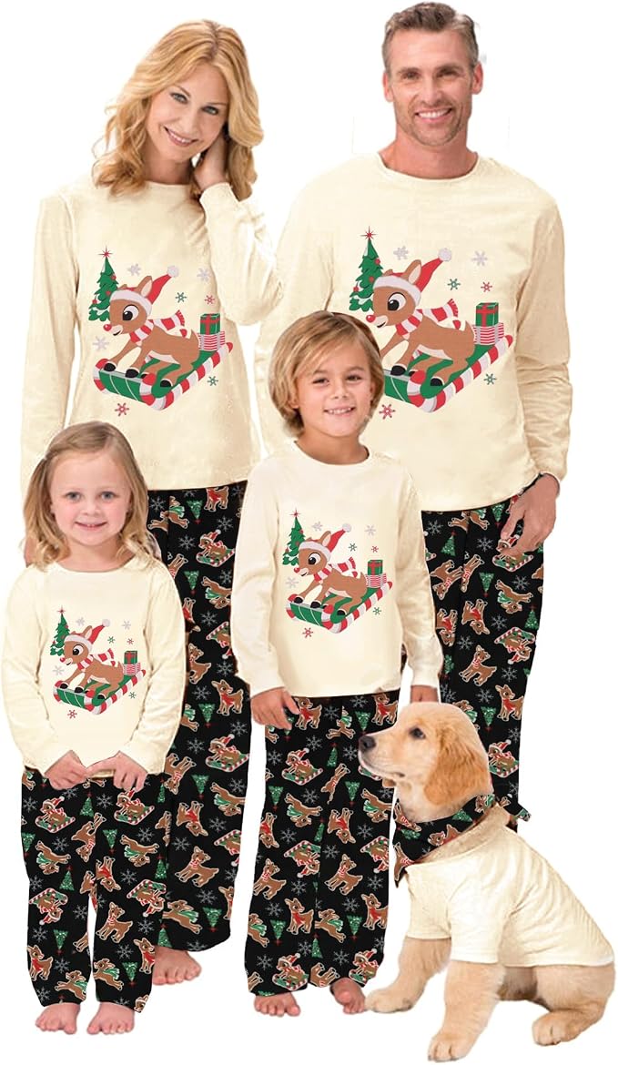 Awoscut Family Christmas Pajamas Matching Pajamas by Awoscut