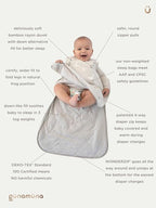 GUNAMUNA Unisex Long-Sleeve Sleep Sack, Wearable Sleep Bag - Image 6