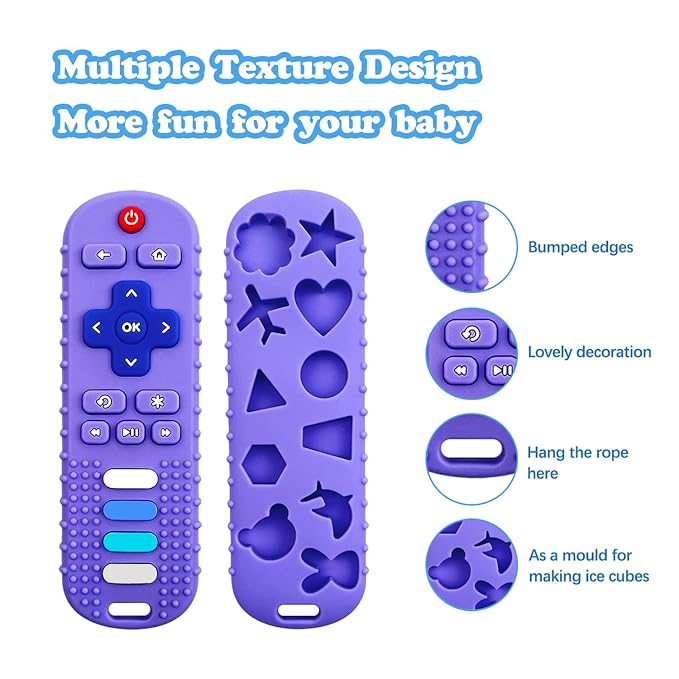 Baby Teething Toys, Food Grade Silicone Teether - Image 8