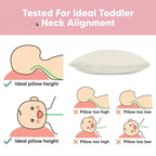 KeaBabies 2-Pack Toddler Pillow 13x18 - Image 7