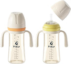 Piifur Sippy Cups for Toddlers 1-3 No Spill Straw by Piifur