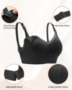 Stelle Lace Nursing Bras for Breastfeeding Seamless Pregnancy Maternity - Image 5