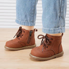 BMCiTYBM Baby Boys Girls Boots Infant Shoes First Walking Booties - Image 2