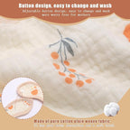 Muslin Baby Bibs, Pure cotton absorbent and breathable, suitable - Image 4