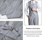 Boys Suit for Kids Teens Formal 5 Piece Tuxedo Suit Set - Image 4