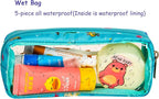 TSA Approved 5-Piece Diaper Bag Organizer Pouch Set Clear Waterproof TPU Kids - Image 4
