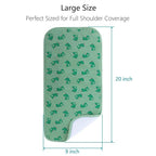 Hakochia Burp Cloths for Baby Boy & Girl Organic Cotton Large Unisex Burp - Image 4