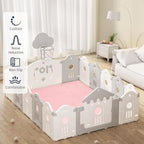 ACOMOPACK Baby Play Mat for Floor 1.3" Thick Memory Foam Play Mat 39"×59" Tummy - Image 3