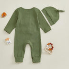 Fernvia Newborn Baby Boy Clothes Letters Print Bodysuit 3 6 9 12 18 Months Long - Image 3