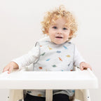 Tiny Twinkle Short Sleeve Apron Baby & Toddler Bib - Image 4