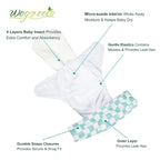 wegreeco Cloth Diapers 6 Pack - Image 3