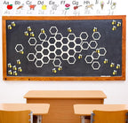Gerrii 36 Pcs 4. 7 Inch Honeycomb Decorations Unfinished Wooden Hexagon Wall - Image 7