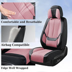 Coverado Universal Seat Covers Front, Waterproof Nappa Leather Car Seat Covers - Image 4