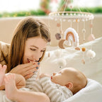 let's make Baby Crib Mobile for Boys Girls Rainbow Nursery Mobile Gender - Image 6