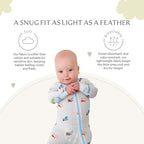 Bamboo Little Soft Baby Footie Pajamas, Baby Clothes, Newborn Sleepers - Image 3