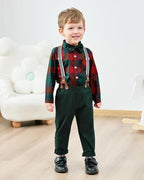 nilikastta Toddler Boy Outfit Boy Suit Boy Dress Shirt - Image 2