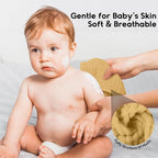 Muslin Burp Cloths for Baby 100% Cotton Burping Cloths for Boys Girls Large - Image 4