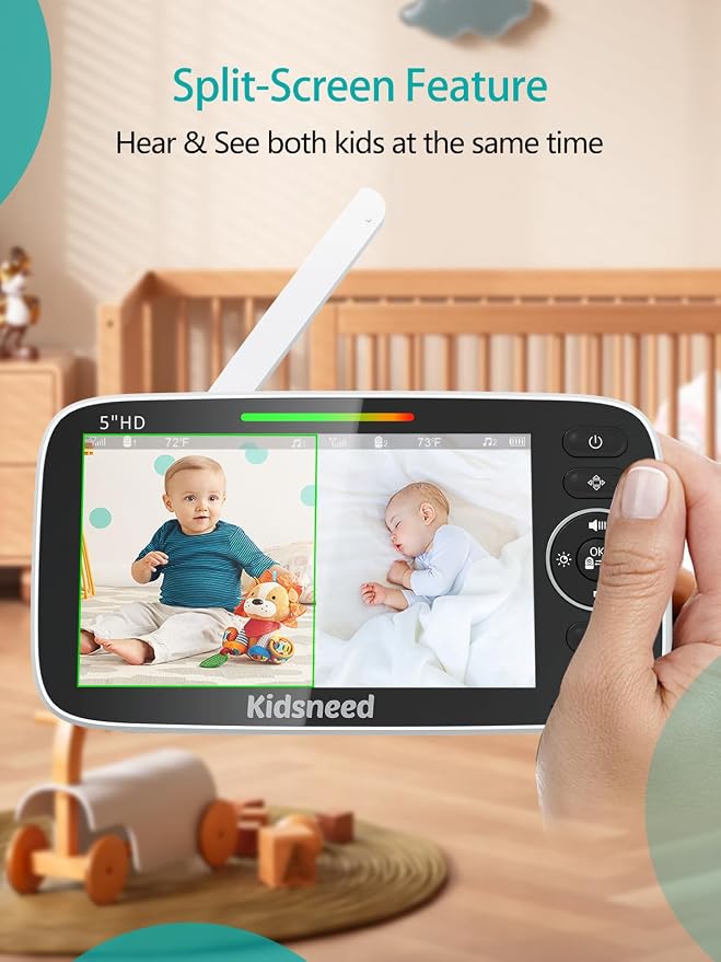 Kidsneed 5" Split Baby Monitor - Image 2