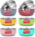 Non-Toxic Toddler Bowls with Non-Slip Base | Stainless Steel Baby Bowls by Unknown