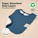 KeaBabies 8-Pack Organic Baby Bibs - Image 4