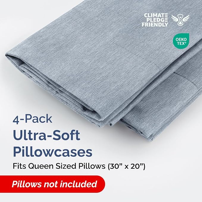 Queen Pillow Cases Set of 4 - Image 2