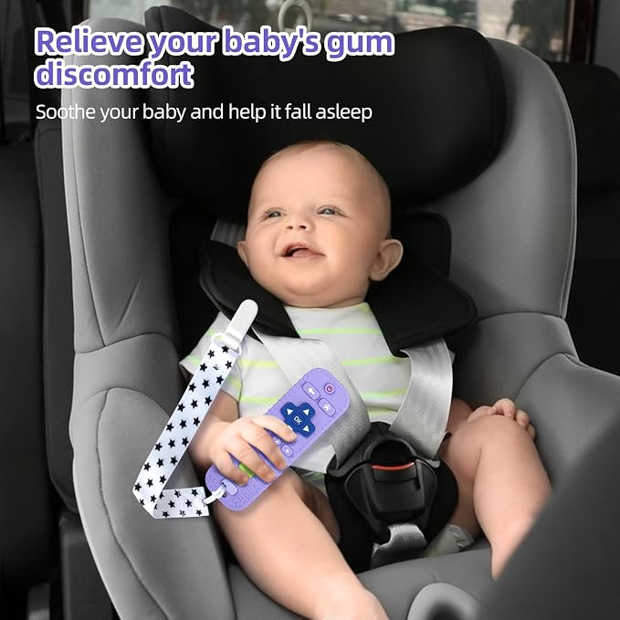 Chuya Silicone Baby Teething Toy Remote Control Shape Chew Toy - Image 6