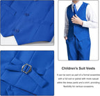 Boys Suit for Kids Teens Formal 5 Piece Tuxedo Suit Set - Image 4